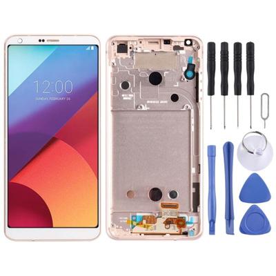 LCD-scherm en digitizer volledige montage voor LG G6/H870/H870DS/H872/LS993/VS998/US997 (goud)