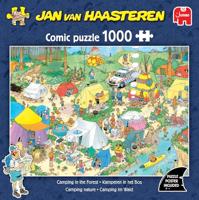 Jumbo Jan van haasteren legpuzzel - kamperen in het bos, 1000st. - thumbnail