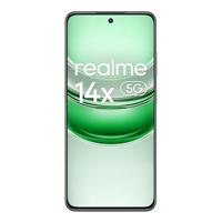 realme Smartphone 14 x 5 G 6 + 128 GB, processor 5G Dimensity 6300, oogcomfort modus 120 Hz voor het scherm, 50 MP I.A. camera, peridotgroen, geen adapter - thumbnail