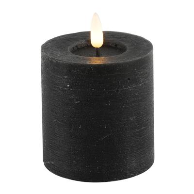 Stompkaars rustiek 7,5CM LED ro Lyon S zwart