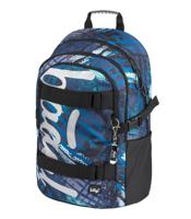 Baagl Skate Rugzak Structures Blauw 25L - thumbnail