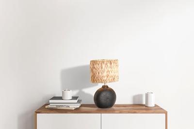 Fischer & Honsel TafellampHyazinthe rotan 23cm - 50682