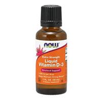 NOW Vitamine D3 Druppels 1000IE 30ml - thumbnail
