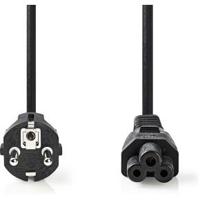 Voedingskabel | Schuko Male - IEC-320-C5 | 5,0 m | Zwart - thumbnail