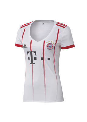 Bayern München 3rd T-shirt Dames 17/18 - Maat XS - Kleur: Wit | Soccerfanshop Bayern München 3rd T-shirt Dames 17/18 - Maat XS - Kleur: Wit | Soccerfanshop
