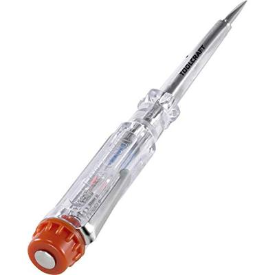 TOOLCRAFT Spanningstester Koplengte: 62 mm Spanning (bereik): 100 - 250 V/AC