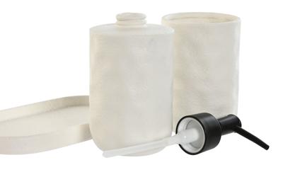 Badset Home ESPRIT Wit ABS Dolomite 17,5 x 9,5 x 18 cm 3 Onderdelen Badset Home ESPRIT Wit ABS Dolomite 17,5 x 9,5 x 18 cm 3 Onderdelen