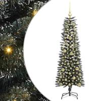 VidaXL Kunstkerstboom met 150 led groen 150 cm pvc en plastic en staal - thumbnail