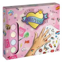 Moxy Metallic tattoo set incl. stencils, - thumbnail