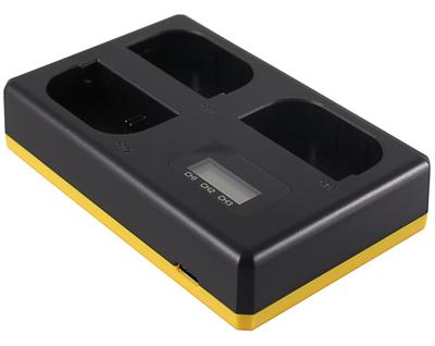 Triple Lader Canon LP-E6, LP-E6N en LP-E6NH - Laadt 3 accu's, ook tegelijkertijd