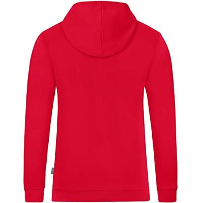 JAKO C6720K Sweater Met Kap Organic Kids - Rood - 152