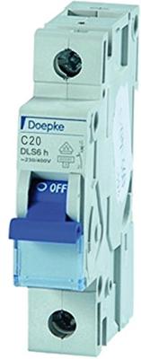 Doepke 09914204 DLS6H C20A 1polig 6KA Zekeringautomaat 1-polig 20 A 230 V Doepke 09914204 DLS6H C20A 1polig 6KA Zekeringautomaat 1-polig 20 A 230 V
