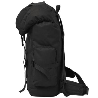 VidaXL Rugzak legerstijl 65 l zwart