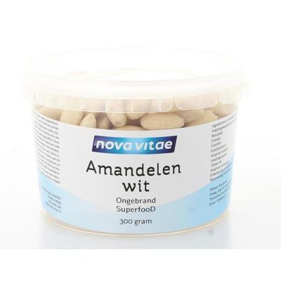 Nova Vitae Amandelen wit ongebrand raw 300 Gram Nova Vitae Amandelen wit ongebrand raw 300 Gram