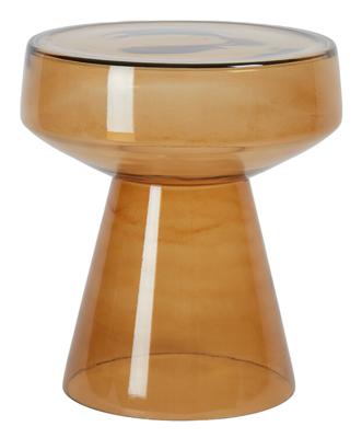 Light & Living Bijzettafel 'Dakwa' Ø37cm, kleur Okergeel