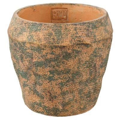 PTMD bloempot lourdes geel/groen 19 cm | 8 stuks