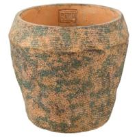 PTMD bloempot lourdes geel/groen 19 cm | 8 stuks - thumbnail