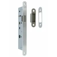 Mauer | Magneet Smal | Smaldeurslot | Loopslot | 4445 | F 35 mm | RVS Voorplaat - thumbnail