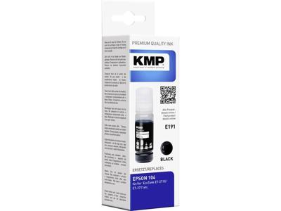 KMP Navulinkt vervangt Epson 104, T00P1 Compatibel Zwart 70 ml E191 1648,0001 KMP Navulinkt vervangt Epson 104, T00P1 Compatibel Zwart 70 ml E191 1648,0001