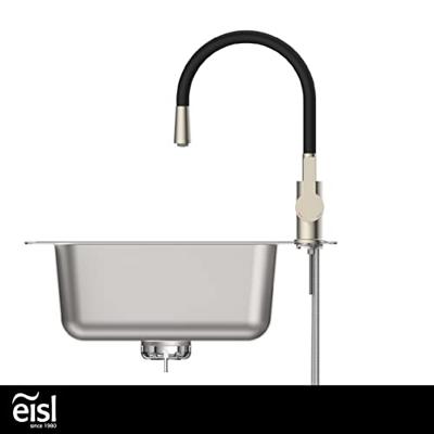 EISL FLEXO mengkraan keuken | roestvrij staal-look-zwart - NI186FLNIB - NI186FLNIB