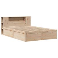 Bedframe zonder matras massief grenenhout 140x200 cm - thumbnail