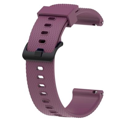 Siliconen sport polsband voor Garmin VivoActive 3 20mm (paars)