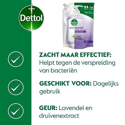 Dettol handzeep Soothe, lavendel en vioolbloesem, navulling van 500 ml