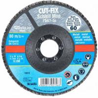 kwb 795726 CUT-FIX ® schuurmop, lamellenschuurschijf, metaalbewerking, ø 125 mm Diameter 125 mm - thumbnail