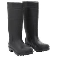 VidaXL Regenlaarzen maat 38 pvc zwart - thumbnail