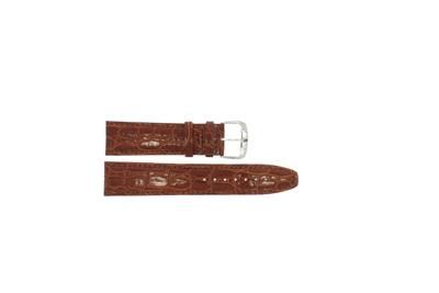 Horlogeband Jacques Lemans 1178 Leder Cognac 22mm