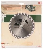 Bosch Accessories Standard 2609256B55 Cirkelzaagblad 165 x 20 mm Aantal tanden: 24 1 stuk(s) - thumbnail