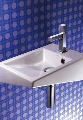 Hotbath Cobber middelhoge wastafelkraan met gebogen uitloop zonder waste verouderd ijzer CB003MCAI