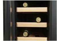 Wine Klima D32 Vrijstaand Zwart, Roestvrijstaal 32 fles(sen) Compressorwijnkoeler D - thumbnail