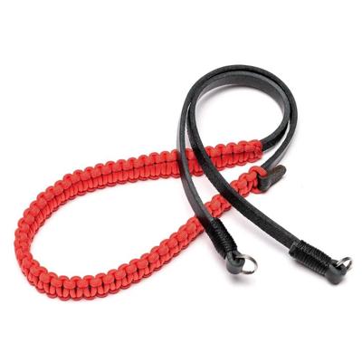 Leica 18898 Paracord riem gemaakt door COOPH zwart/rood 126cm