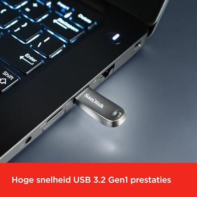 SanDisk Ultra Luxe USB-stick Retail 512 GB Zilver SDCZ74-512G-G46 USB-A 3.2 Gen 1 SanDisk Ultra Luxe USB-stick Retail 512 GB Zilver SDCZ74-512G-G46 USB-A 3.2 Gen 1
