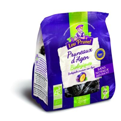 Lou Prunel Lou Prunel Agen Pruimen Zonder Pit 55/66 L Bio (250g) Lou Prunel Lou Prunel Agen Pruimen Zonder Pit 55/66 L Bio (250g)