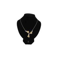 Zilveren Collier - Barnsteen in Zilver 3 Flow - thumbnail