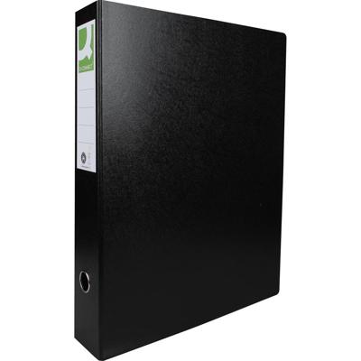 Q-CONNECT ordner, voor ft A3, uit karton, staand, rug van 8 cm, zwart