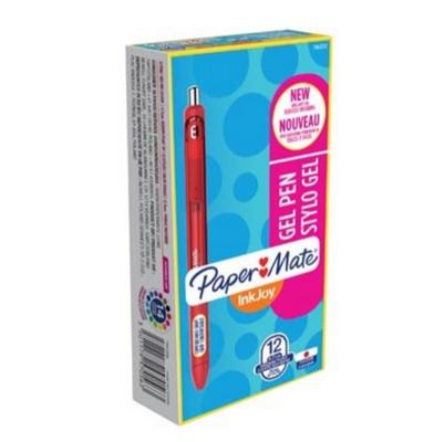 Papermate InkJoy Gel Intrekbare gelpen Rood 12 stuk(s)