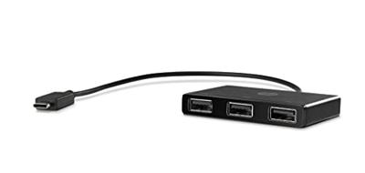 HP Inc. HP USB-C to USB-A Hub USB-C (USB 3.2 Gen 2) multiport hub Meerdere kleuren HP Inc. HP USB-C to USB-A Hub USB-C (USB 3.2 Gen 2) multiport hub Meerdere kleuren