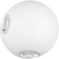 LED Wandlamp Buiten - Waterdicht IP54 - Warm Wit 3000K - Aluminium - Mat Wit - thumbnail