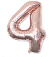 2 stuks 40 inch aluminium folie nummer ballonnen verjaardag bruiloft verlovingsfeest decor Kids bal Supplies (4-Champaign goud) - thumbnail
