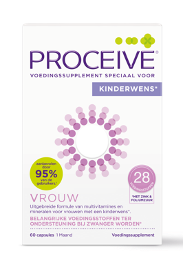 Proceive Kinderwens Vrouw Capsules Proceive Kinderwens Vrouw Capsules