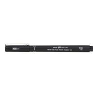 Fineliner uni-ball pin 0.1mm zwart | 12 stuks - thumbnail
