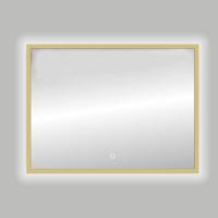 Badkamerspiegel Best Design Nancy Isola LED Verlichting 120x80 cm Mat Goud - thumbnail