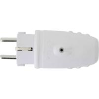 N & L 26747 Stekker met randaarde Rubber 230 V Lichtgrijs IP44 - thumbnail