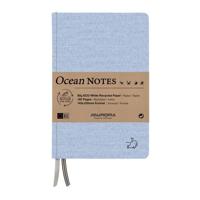 Notitieboek aurora ocean a5 192blz lijn 80gr blauw | 4 stuks - thumbnail