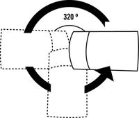 Konstsmide Modena Spot 7598-000 Buitenlamp (wand) Spaarlamp, LED GU10 7 W RVS - thumbnail