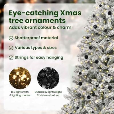 VidaXL Kunstkerstboom met 300 led groen en wit 300 cm pvc en metaal