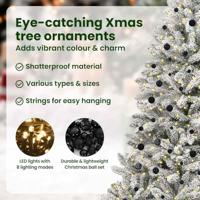 VidaXL Kunstkerstboom met 300 led groen en wit 300 cm pvc en metaal - thumbnail